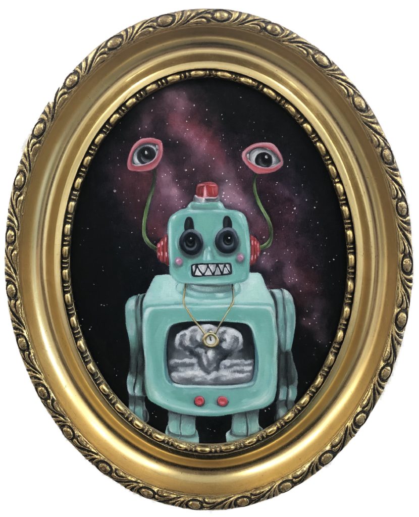 kibu billedkunst lowbrow popsurrealist robot Kitt Buch